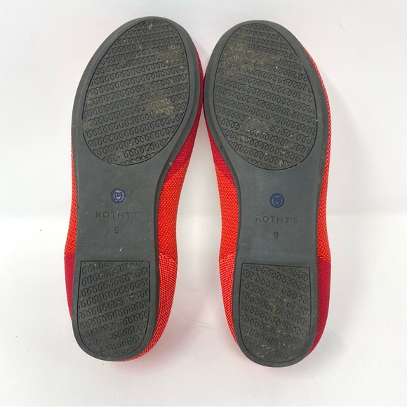 Rothy’s Round Toe Flats in Retired Cherry Pop - Picture 9 of 10
